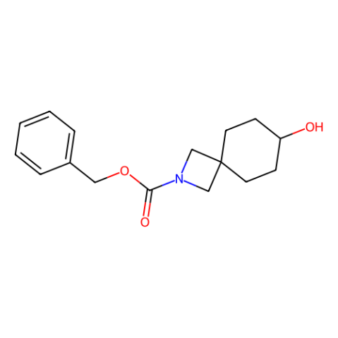 benzyl 7-hydroxy-2-azaspiro[3.5]nonane-2-carboxylate结构式