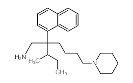 1-Piperidinehexanamine,b-(1-methylpropyl)-b-1-naphthalenyl-结构式