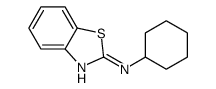 N-Cyclohexylbenzothiazole-2-amine Structure