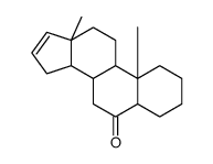 (5S,8R,9S,10R,13R,14S)-10,13-dimethyl-1,2,3,4,5,7,8,9,11,12,14,15-dodecahydrocyclopenta[a]phenanthren-6-one结构式