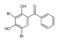 3,5-Dibromo-2,4-dihydroxybenzophenone structure