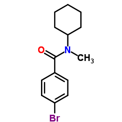 4-Bromo-N-cyclohexyl-N-methylbenzamide structure