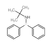 Phosphinousamide, N-(1,1-dimethylethyl)-P,P-diphenyl-结构式