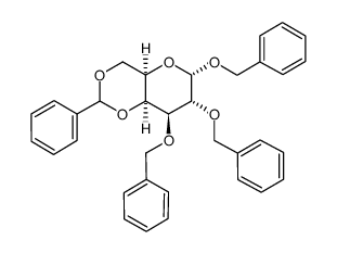 BENZYL 4,6-O-BENZYLIDENE-2,3-DI-O-BENZYL-ALPHA-D-GALACTOPYRANOSIDE Structure