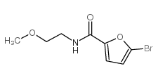 5-bromo-N-(2-methoxyethyl)furan-2-carboxamide Structure