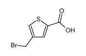 4-(bromomethyl)thiophene-2-carboxylic acid Structure