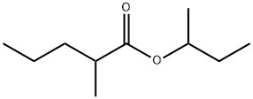 2-Methylpentanoic acid 1-methylpropyl ester结构式