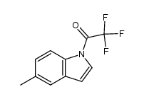 2,2,2-trifluoro-1-(5-methyl-1H-indol-1-yl)ethanone Structure