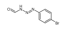 1-(p)-Bromophenyl-3-formyl-triazene结构式