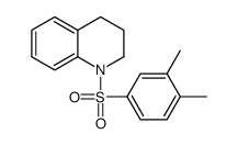 1-(3,4-dimethylphenyl)sulfonyl-3,4-dihydro-2H-quinoline结构式