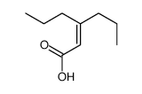 3-propyl-2-Hexenoic acid Structure