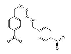 1-nitro-4-[[(4-nitrophenyl)methylselanyldisulfanyl]selanylmethyl]benzene Structure