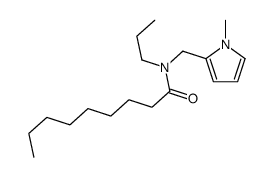 N-[(1-methylpyrrol-2-yl)methyl]-N-propylnonanamide结构式