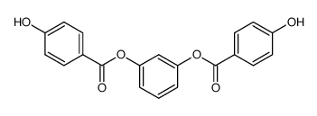 1,3-phenylene bis(4-hydroxybenzoate)结构式