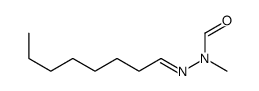 2-Octylidene-1-methylhydrazinecarbaldehyde结构式