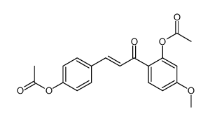 4'-methoxy-4.2'-diacetoxy-trans()-chalcone结构式