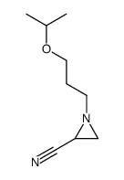 1-(3-propan-2-yloxypropyl)aziridine-2-carbonitrile Structure