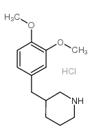 3-(3,4-DIMETHOXY-BENZYL)-PIPERIDINE HYDROCHLORIDE structure