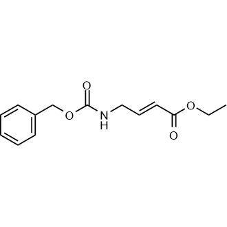 Ethyl (E)-4-(((benzyloxy)carbonyl)amino)but-2-enoate structure