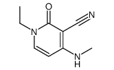 1-ethyl-4-(methylamino)-2-oxopyridine-3-carbonitrile Structure