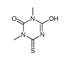 1,3-dimethyl-6-sulfanylidene-1,3,5-triazinane-2,4-dione结构式