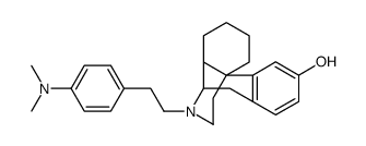 (-)-17-(p-Dimethylaminophenethyl)morphinan-3-ol结构式