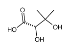 (2S)-2,3-dihydroxy-3-methylbutanoic acid Structure