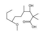 (3S,4R,7S)-3-hydroxy-7-methoxy-2,2,4-trimethyldecanoic acid Structure