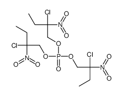 tris(2-chloro-2-nitrobutyl) phosphate Structure