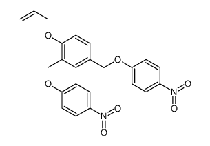 2,4-bis[(4-nitrophenoxy)methyl]-1-prop-2-enoxybenzene Structure