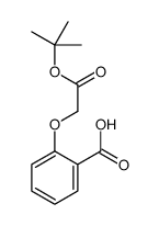 2-[2-[(2-methylpropan-2-yl)oxy]-2-oxoethoxy]benzoic acid Structure