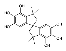 1,1-Spirobi(1H-indene)-4,4,5,5,6,6-hexol,2,2,3,3-tetrahydro-3,3,3,3-tetramethyl结构式