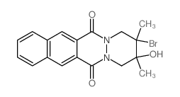 Benzo[g]pyridazino[1,2-b]phthalazine-6,13-dione, 2-bromo-1,2,3,4-tetrahydro-3-hydroxy-2,3-dimethyl- picture