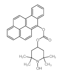 benzo[b]pyren-6-yl (1-hydroxy-2,2,6,6-tetramethylpiperidin-4-yl) carbonate Structure