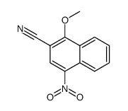 1-methoxy-4-nitronaphthalene-2-carbonitrile Structure