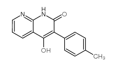 4-Hydroxy-3-(4-methylphenyl)-1,8-naphthyridin-2(1H)-one structure