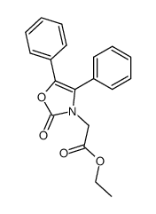 ethyl 2-(4,5-diphenyl-2-oxo-3H-1,3-oxazol-3-yl)ethanoate Structure