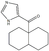 1H-Imidazol-4-yl[1,3,4,5,6,7,8,8aβ-octahydronaphthalen-4aα(2H)-yl] ketone structure