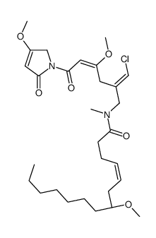 (7S,E)-N-[(E)-2-[(E)-Chloromethylene]-6-(2,5-dihydro-4-methoxy-2-oxo-1H-pyrrole-1-yl)-4-methoxy-6-oxo-4-hexenyl]-7-methoxy-N-methyl-4-tetradeceneamide picture