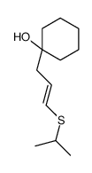 1-(3-propan-2-ylsulfanylprop-2-enyl)cyclohexan-1-ol Structure