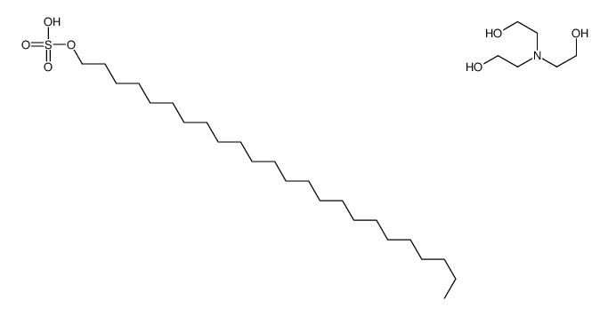 tris(2-hydroxyethyl)ammonium tetracosyl sulphate structure