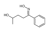 4-hydroxy-1-phenylpentan-1-one oxime Structure