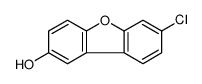 7-chloro-dibenzofuran-2-ol Structure