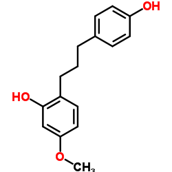 2-[3-(4-Hydroxyphenyl)propyl]-5-methoxyphenol Structure