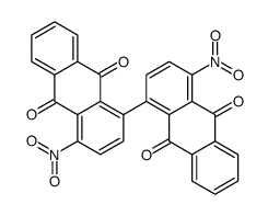 4,4'-Dinitro-1,1'-bianthracene-9,9',10,10'-tetrone Structure