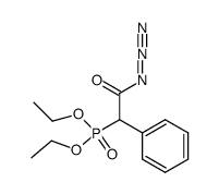 Azoture de l'acide 2-diethylphosphonophenylethanoique Structure