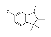 6-chloro-1,3,3-trimethyl-2-methyleneindoline结构式