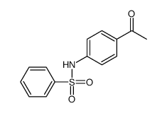 N-(4-acetylphenyl)benzenesulfonamide结构式