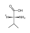 D-[2-2H]valine Structure