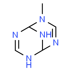 2,4,6,8,9-Pentaazabicyclo[3.3.1]nona-2,6-diene,4-methyl-(9CI)结构式